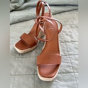 Target A New Day Women’s Tina Wedge Heels Size 6.5 in Cognac
